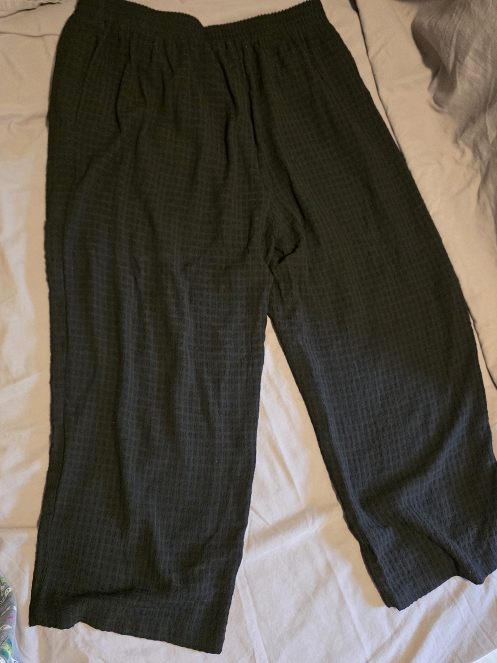 Jane and Delancey Women's Black Wide-Leg Jogger Pants